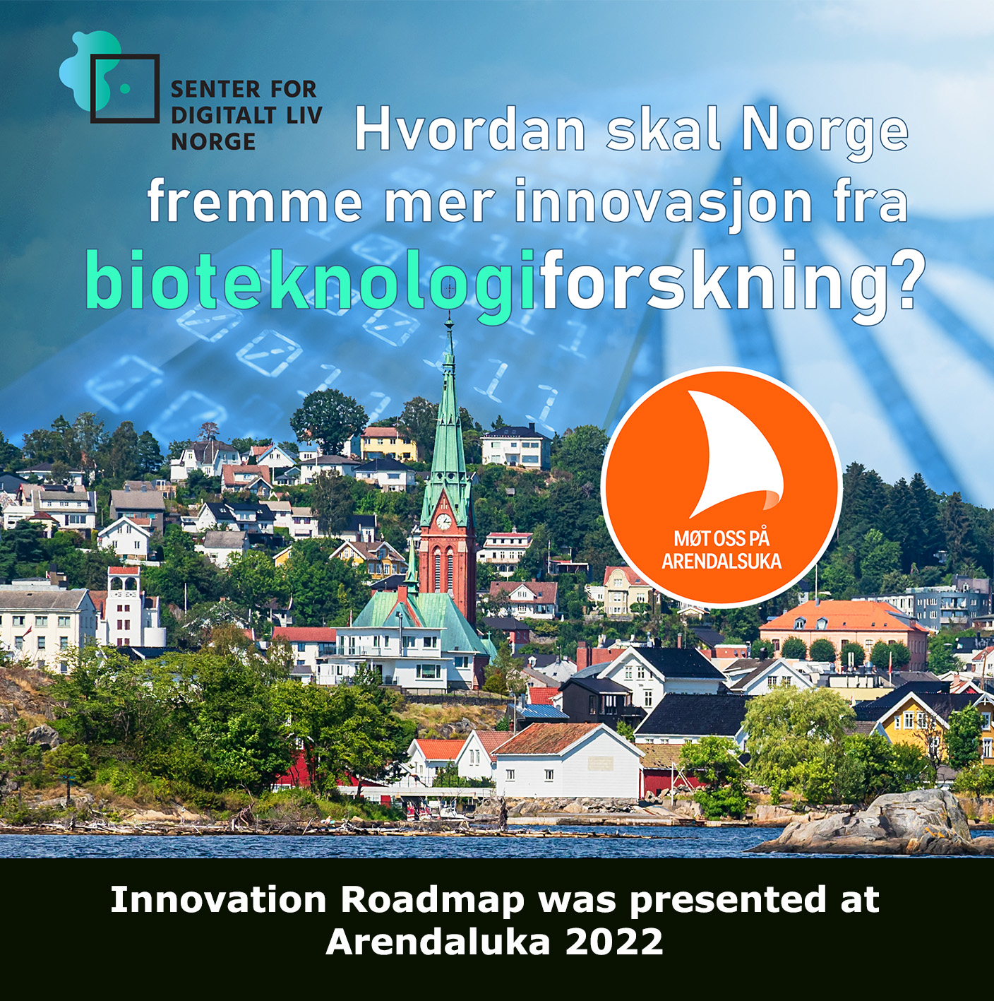 Presenting innovation roadmap at Arendalsuka 2022.  