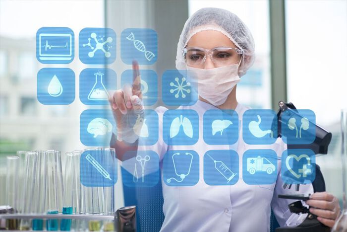 Scientist in lab