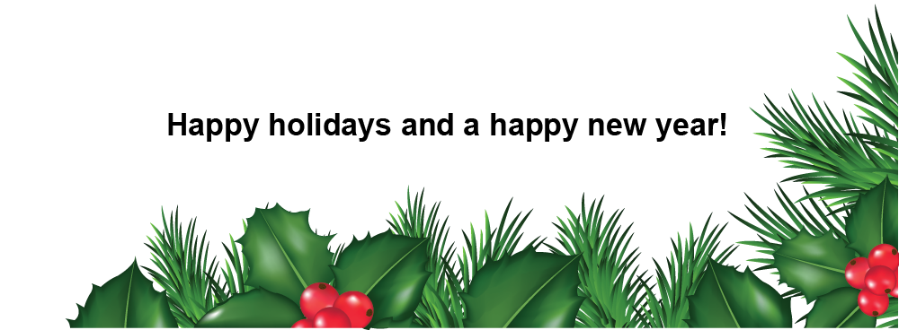 Illustration: Happy holidays and a happy new year!