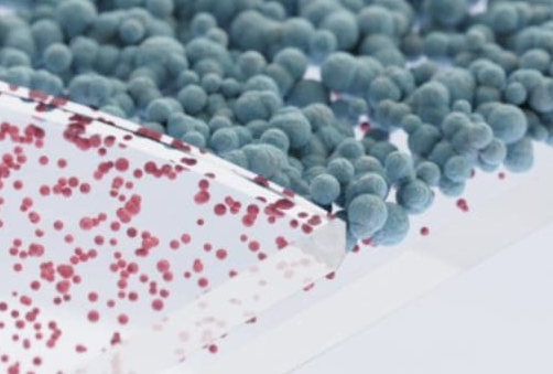 An illustration of a nanospace between layers