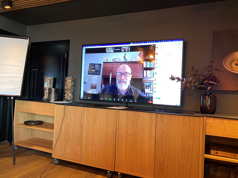 Demetri D. Spyropoulos, PhD, Professor at the Department of Pathology & Laboratory Medicine Bioengineering, Medical University of South Carolina participated via zoom-link.