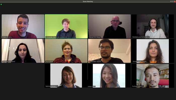 Group picture on Zoom
