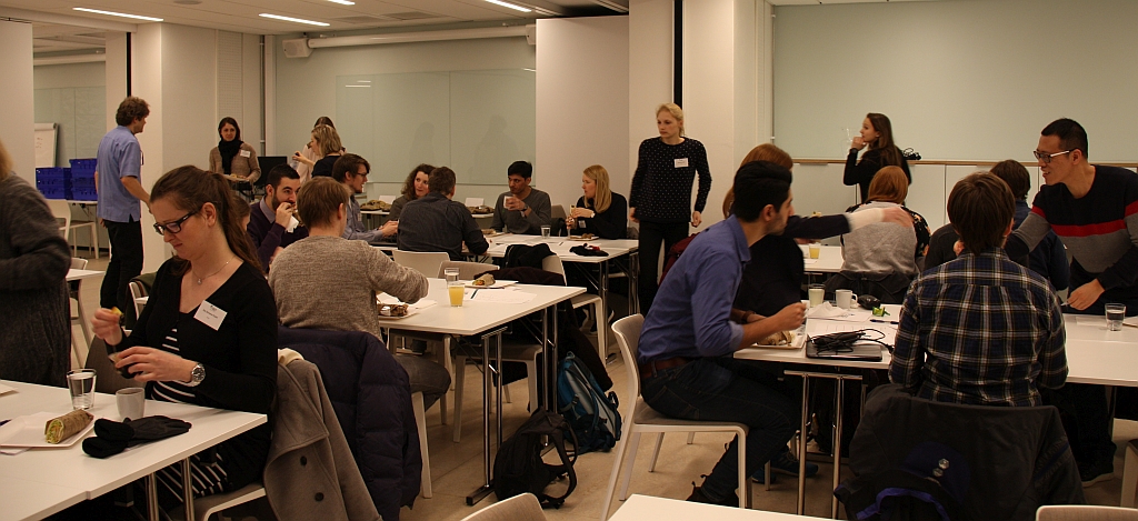 People studying inside a classroom